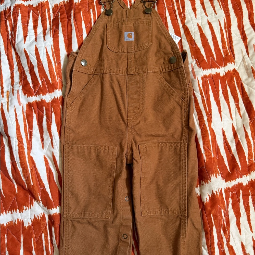 Carhartt Brown Kids Overalls